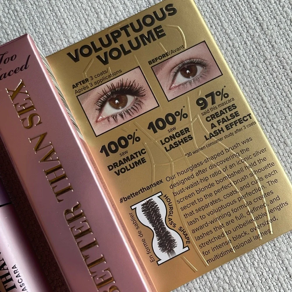 Too faced better than sex mascara mini new in box